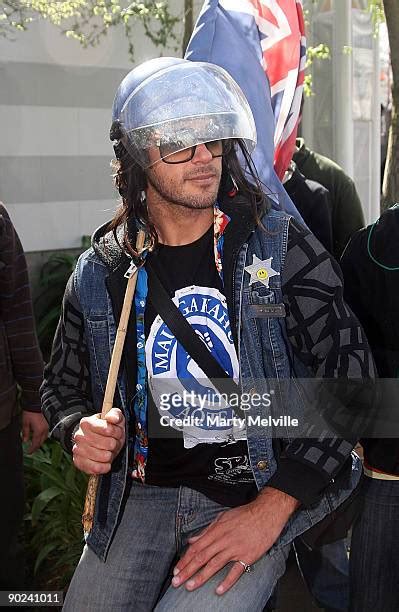 Gang Members Protest New Patch Bylaw In Wanganui Photos And Premium