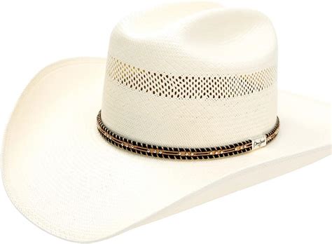 Resistol Sombrero De Vaquero De Paja Natural Unisex 10 Unidades