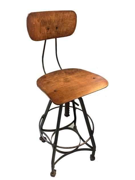 Antique Drafting Stool Adjustable At 1stdibs