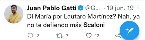 On Twitter Hace A Os Algunos Mataban A Scaloni Tras Empatar Con