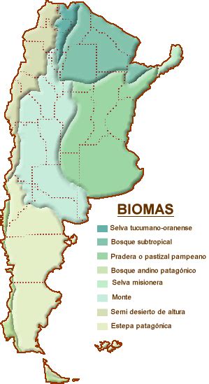 El Blog De Vanesa Biomas De Argentina