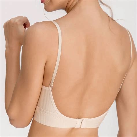 Sujetador Invisible Sin Espalda Para Mujer Bralette Sin Costuras Push