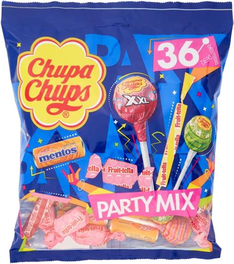 Chupa Chups Party Mix Golosinas Y Caramelos De Sabores Surtidos