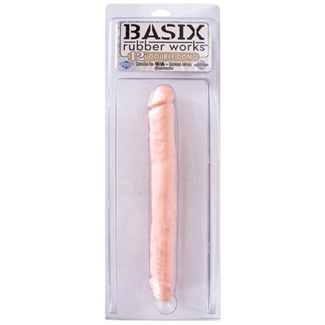 Basix Double Dong Flesh Sex Toys At Adult Empire