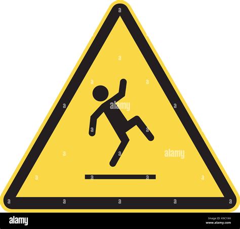 Slippery Floor Warning Sign Stock Vector Image And Art Alamy