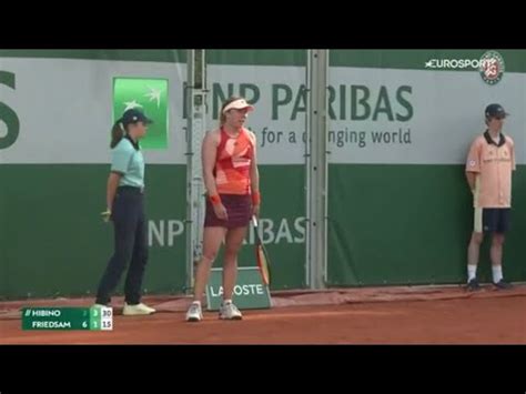 French Open Tennis Nao Hibino Vs Anna Lena Friedsam Wta Tennis