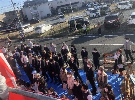 【上棟式】小豆餅の家 お餅投げしました 中村建設の家