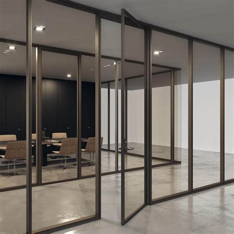 Transparent Aluminium Glass Partition For Office At Rs Square Feet