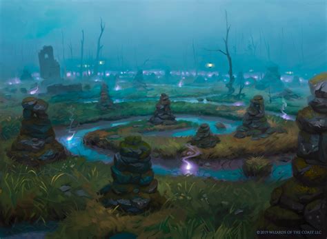 Swamp Mtg Art From Throne Of Eldraine Set By Victor Adame Minguez Art Of Magic The Gathering