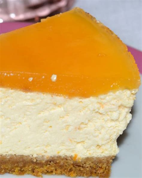 Tarta De Queso Y Naranja Al Horno Horneando Las Nubes