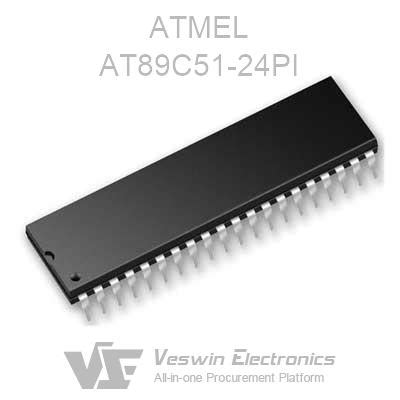 AT89C51 24PI ATMEL Processors Microcontrollers Veswin Electronics