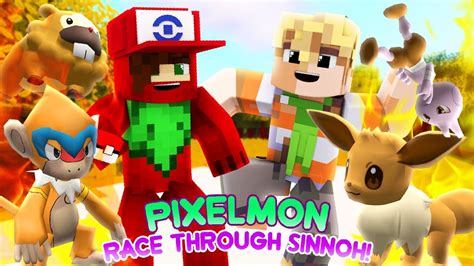 Pixelmon Race Through Sinnoh BARRY THE BEAST Minecraft Pokemon Mod