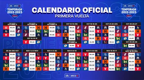 LMP ANUNCIA CALENDARIO PARA EL 2022 2023 Puro Beisbol