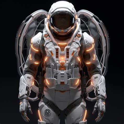 Futuristic space suit by Pickgameru on DeviantArt