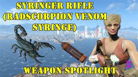 Fallout 4 Weapon Spotlights Syringer Rifle With Radscorpion Venom