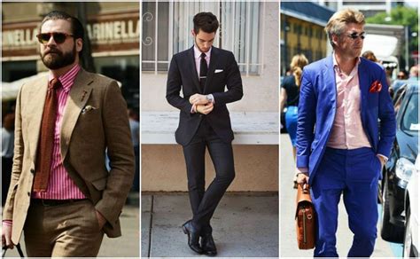 Suit And Tie Combinations With A Pink Shirt Blue Suit Men Suit And