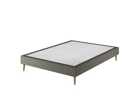 Le Roi Du Matelas Sommier Calla Deco Gris 160x200 Cm Cadre Bois