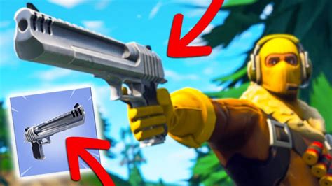 Nouvelle Arme Desert Eagle Sur Fortnite Battle Royale Youtube