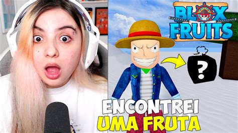 ENCONTREI Uma FRUTA SECRETA E UPEI MINHA PRIMEIRA FRUTA No BLOX FRUITS