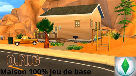 J Ai Construit Une Maison Avec Que Le Jeu De Base Les Sims 4 YouTube