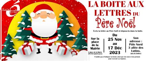 Ouverture de la Boîte aux lettres du Père Noël à Saint Évarzec