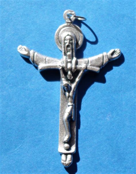 Catholic Small Religious Oxidized Italian Crucifixes And Rosary