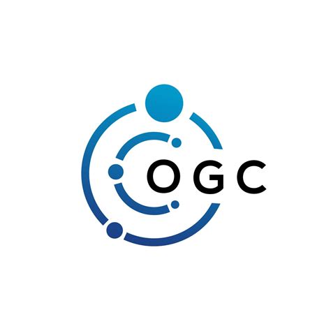 Ogc Letter Technology Logo Design On White Background Ogc Creative