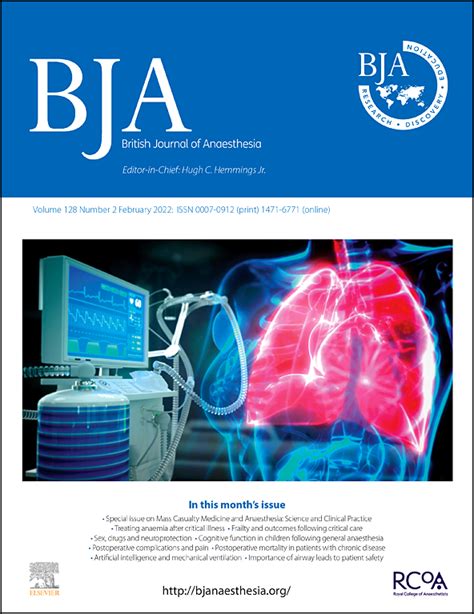 The Top 10 Anesthesia Journals The Anesthesia Consultant