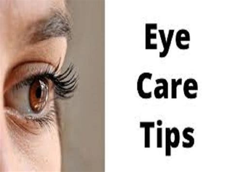 Eyes Care Tips Keep Your Eyes Healthy