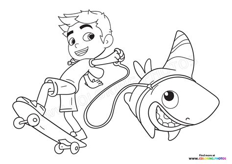 Sharkdog coloring pages - Coloring Pages for kids | Free and easy print or download