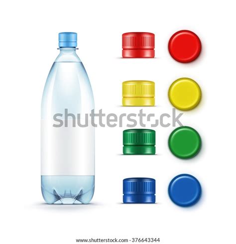 Vector Blank Plastic Blue Water Bottle Stock Vector Royalty Free