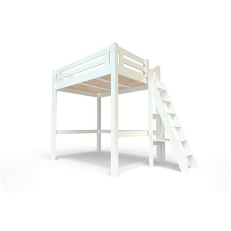 Lit Mezzanine Alpage Bois Chelle Hauteur R Glable Abc Meubles