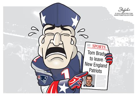 Editorial Cartoon U.S. Tom Brady NFL Patriots Boston trade leaving ...