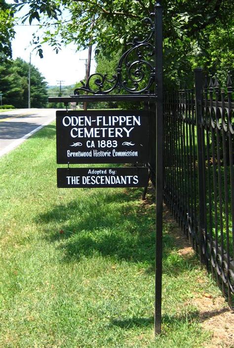 Oden Flippen Cemetery em Brentwood Tennessee Cemitério Find a Grave