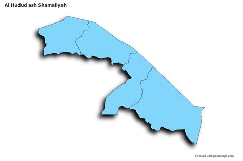 Contoh Peta Untuk Al Hudud Ash Shamaliyah