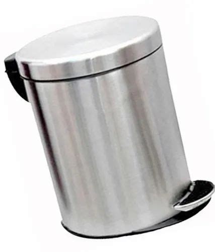 Stainless Steel Plain Pedal Dustbin Material Grade Ss Capacity