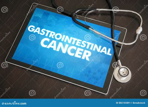 Gastrointestinal Cancer (gastrointestinal Disease) Diagnosis Med Stock Illustration ...