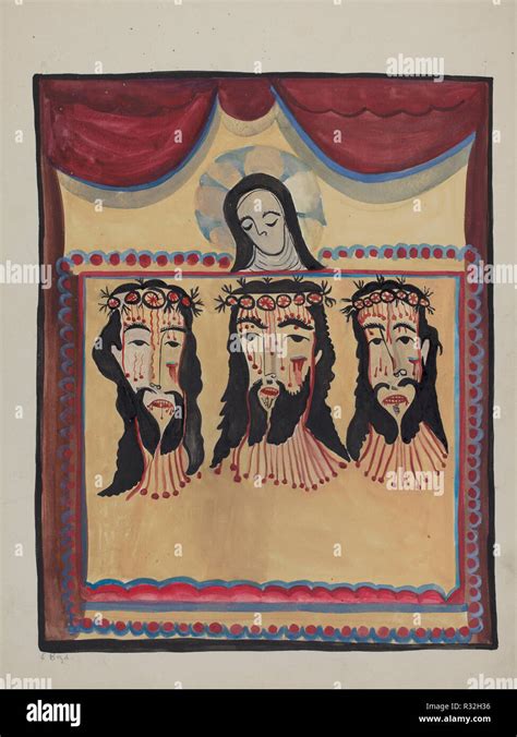 Retablo Dated 19351942 Dimensions Overall 359 X 271 Cm 14 18