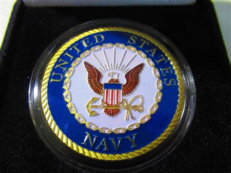 Us Navy Commemorative Challenge Coin Etsy
