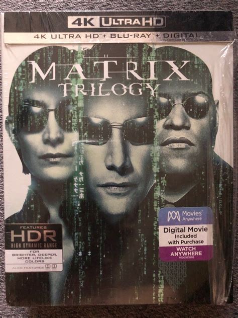 The Matrix Trilogy 4k Bluray Blu Ray Hobbies And Toys Music And Media