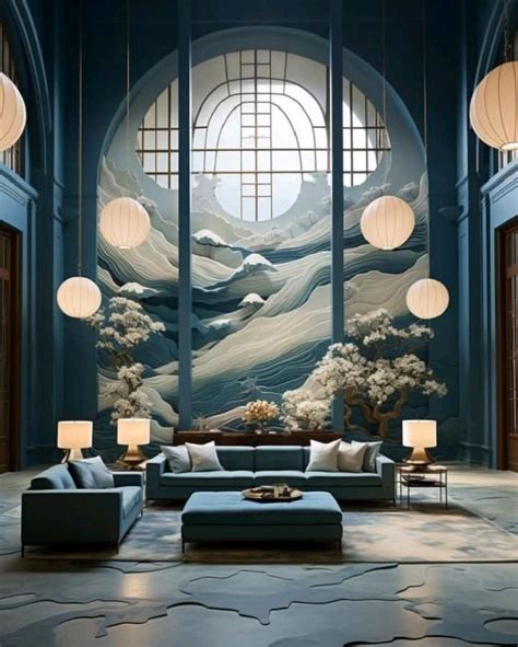 ocean waves interior design | Idee