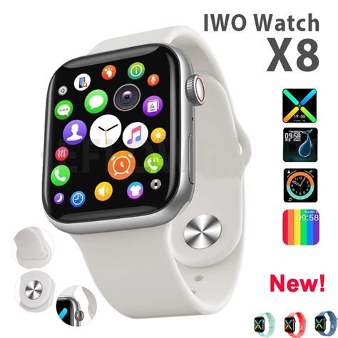 2022 IWO 13 Series X8 Smartwatch Bluetooth Chamada Monitor De