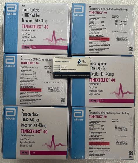 Tenectelex 40 Mg At Rs 23500 Piece Tenecteplase Injections In New