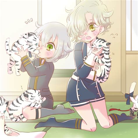 Hotarumaru Gokotai And Gokotai S Tigers Touken Ranbu Drawn By Micca