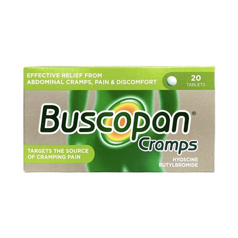 Buscopan Cramps Tablets 20 Buscopan Rightdose