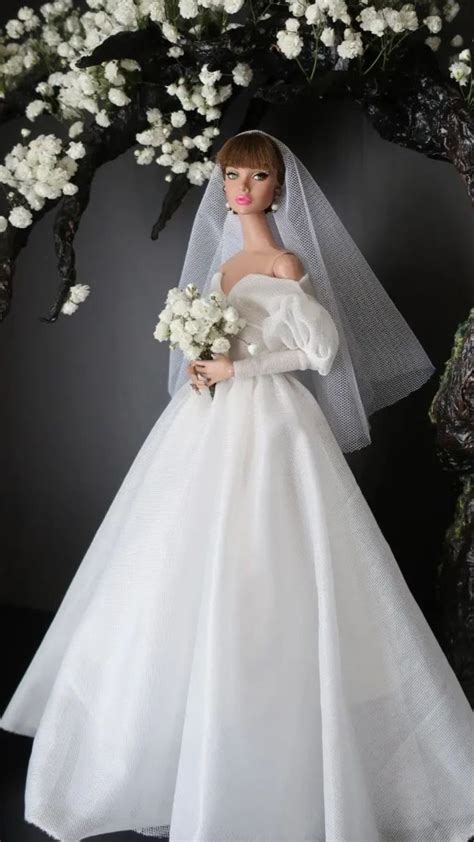 Barbie Wedding Dress Barbie Bride Bride Dolls Wedding Dresses Dream