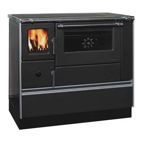 Wood Burning Cooker Alfa Plam Dominant H Anthracite Kw Top