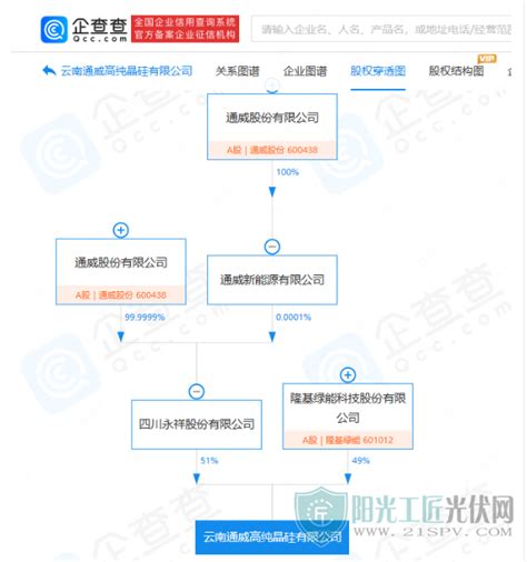 通威股份、隆基绿能合资公司增资至56亿阳光工匠光伏网