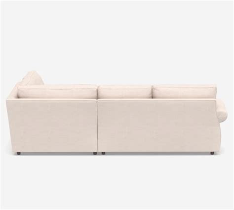 Pearce Roll Arm Upholstered Piece Sectional With Wedge Pottery Barn