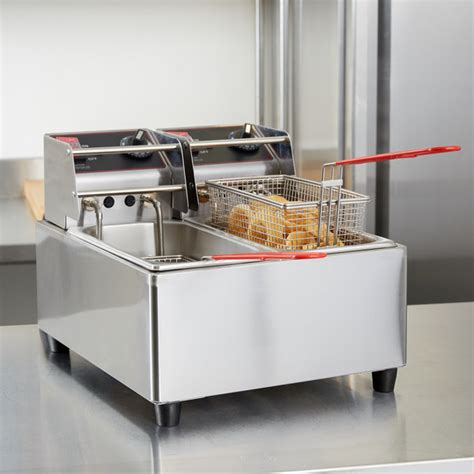 Cecilware EL2X6 Stainless Steel Electric Commerical Countertop Deep